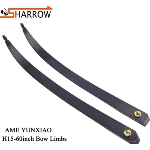 1pair Archery Recurve Bow Limbs 60inch 30-60lbs Hunting Bow Glass Fiber Spare Limbs Bow and Arrow Shooting Accessories