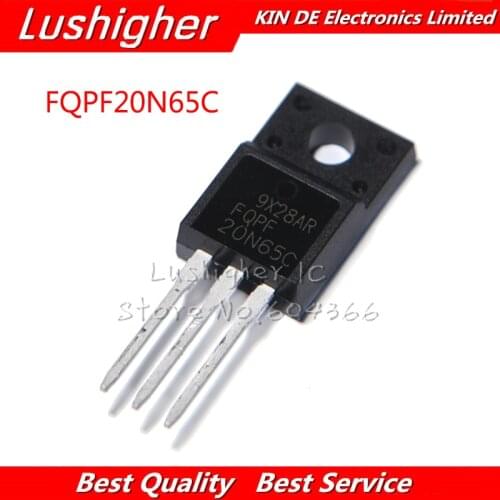 10pcs 20N65 TO220F FQPF20N65 TO-220F FQPF20N65C