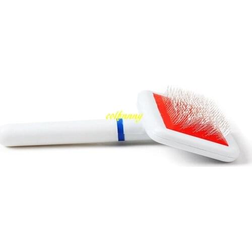 200pcs/lot Fast shipping Practical Pet Dog Needle Comb Dogs Cat Gilling Brush Dog Rake Comb Quick Cleaning Brush Grooming Tool