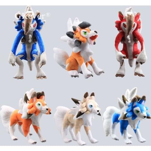 25-32 CM Midnight Lycanroc Plush Dolls Wolwerock Soft Stuffed Toys Children Gift