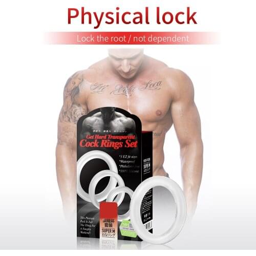 3pcs Cock Penis Ring For Male Delay Ejaculation Cock Ring Adult Erotic Sex Product Cock Ring For Men Penis Sex Toy Drop Shipping