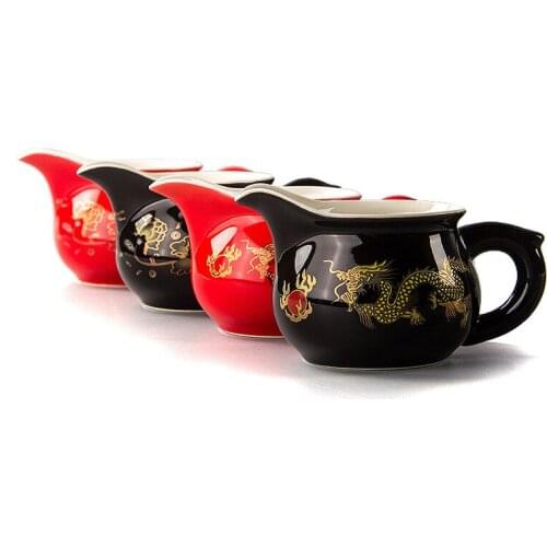 4 styles Gongdao Cup Mug Tea Set Golden dragon Teapot Drankware Justice Cup Teapot Teaware Chinese Kung Fu Tea Cup kettle