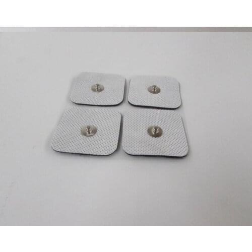 40pcs Square Self Adhesive Replacement Electrode Pads for TENS/EMS Compex snap Wireless Muscle Stimulators 3.9mm Stud
