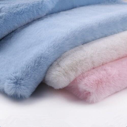 42 Colors Imitation Rex rabbit hair Fur plush fabric counter display background cloth clothing pillow table cloth sofa cushion