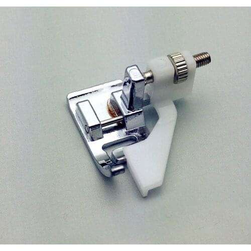 7308 PRESSER FOR SINGER BROTHER JANOME TOYOTA BLIND STITCH FOOT SNAP-ON ADJUSTABLE BLIND HEM / EDGE STITCH PRESSER FOOT