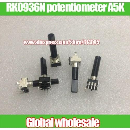 8pcs RK0936N 09 type vertical single potentiometer A5K A502 / handle length 28.5MMF