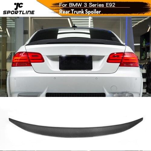 Carbon Fiber / FRP Car Rear Spoiler Wing Trunk Lip for BMW E92 Spoiler 3 Series 325 328 335 M3 Coupe 2005 - 2011