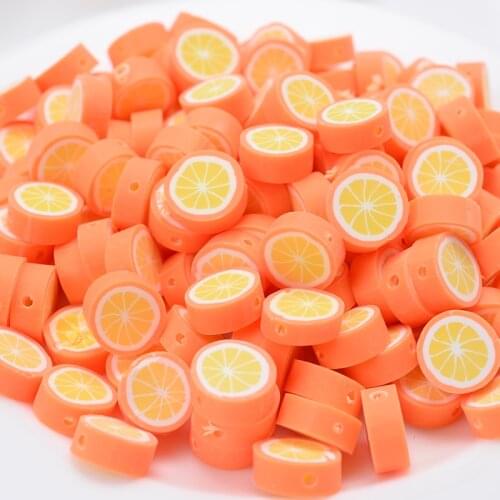 50/100/150Pcs Fruit Shape Clay Spacer Beads Polymer Clay Beads For Jewelry Making DIY Bracelet Necklace Handmade Accessories