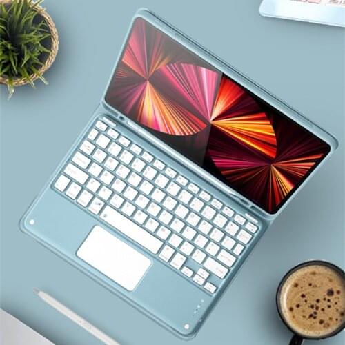 Funda for iPad Air 4 Pro 11 10.5 9.7 Wireless Keyboard Cover for iPad 10.2 7th 8th Gen Air 3 5th 6th 9.7 Air 1 Air 2