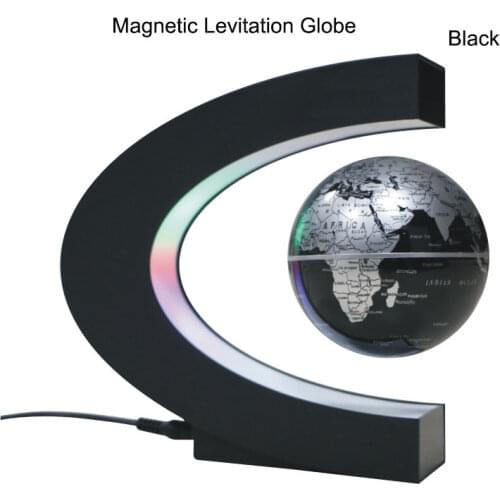 Magnetic Levitation Globe Student School Teaching Equipment With LED World Map Globe Kids Gifts Desktop Culture Education Crafts