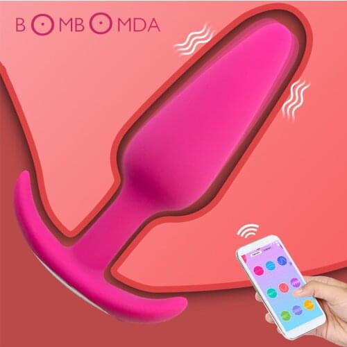 Music Control Vibrator Bluetooth APP Butt Plug Video Remote Control Anal Plug Prostate Massage Pussy Sex Toys Adult Sex Product