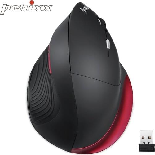 German Perixx PERIMICE 718R Ergonomic Vertical 2.4G USB Wireless Optical Mouse Programmable Desktop Notebook Mouse