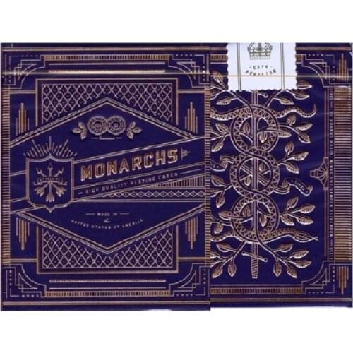 Purple Monarch Playing Cards by Theory11 Monarchs Deck Bicycle USPCC Poker Magic Card Games Magic Tricks Props for Magician