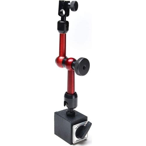 3-joint Red Adjustable Magnetic Base Holder for Digital Dial Indicator 200mm