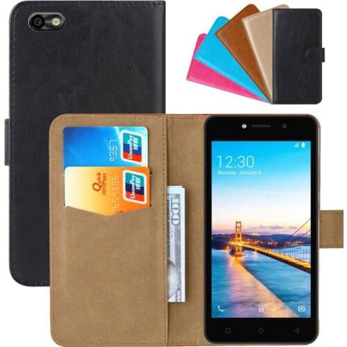 Luxury Wallet Case For Itel A15 PU Leather Retro Flip Cover Magnetic Fashion Cases Strap