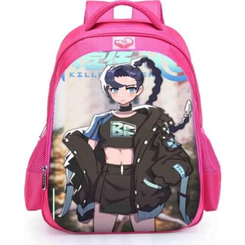 Childrens Schoolbag Cartoon Assassin Wu Liuqi Pattern Book Bag Primary School Girl Backpack 6-12 Years Old Lightening Backpack