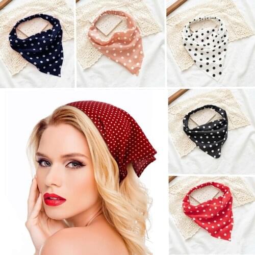 Vintage Flower Printing Headband Hair Scarf Triangle Bandanas Hairband Elastic Fashion Hair Bands Accessories бандана женская