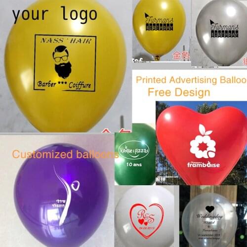 12inch 100 pcs/lot balloon customized Custom logo 2.8g All kinds of colors balloons High-quality custom balloon printing