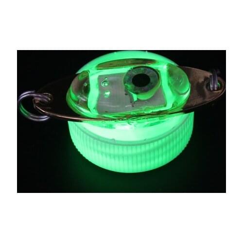 1pc Gorgons Fishing Gear Lures LED Eletric Squid Fishing Light Without Hooks Spoon Light