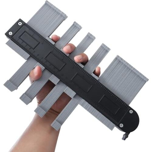 10 Inch Contour Gauge with Lock Aluminum Core 133mm Width Profile Gauge for Shape Copy Measuring