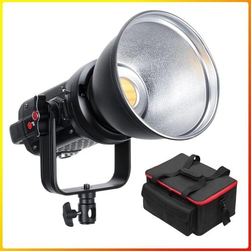120W Daylight LED Light Kit Controller Box with V-Mount Battery Plate Continuous Output Lighting Bi-Color for Photography Video