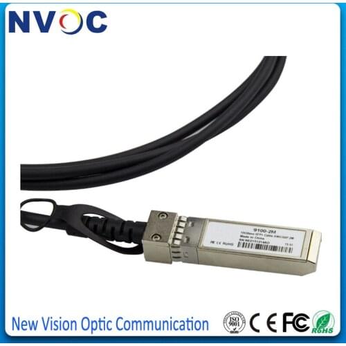 2Pcs/Lot,Data Storage 10G Direct Attach SFP+ 10GB Copper 2M DAC Twinax Cable Passive AWG30 Compatible SFP-H10GB-CU2M