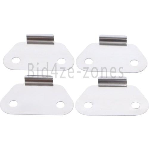 Motorcycle 4 pcs Saddlebag Lid Wear Strike Plates For Harley Touring Electra Street Road Glide FLHT FLHR 1993-2013