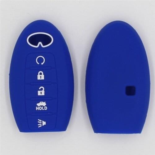 4PC Silicone Car Remote Key Case Cover For Nissan Altima Maxima Murano Sentra Versa Titan Leaf Juke Quest Elgrand NV200 Note Tii