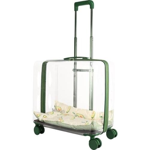 Pet Outing Box Dog Cat Travel Trolley Case Panoramic Transparent Transport Bag Large Capacity Portable Cat And Dog Handbag