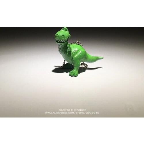 Disney Toy Story 3 Rex the Green Dinosaur Q Version 4cm PVC Action Figures mini Dolls Kids Toys model for Children gift