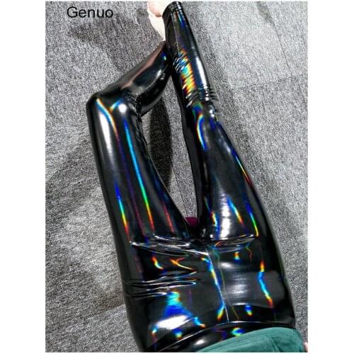 Genuo Women's Leather Pants