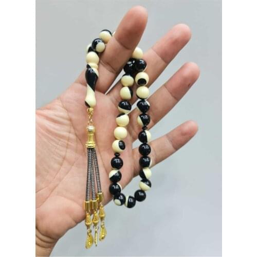 Islamic Tasbih Muslim Rosary Beads 33 Prayer Rosary For Men Bracelet For Men Accessory amber oltu amber stone Handmade Turkey