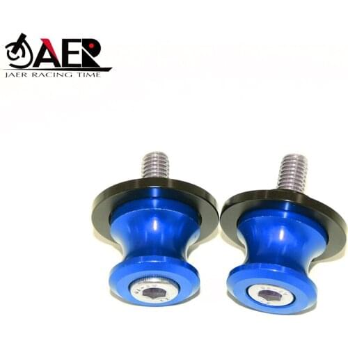 JEAR For Yamaha YZF R6 1999 2000 2001 2002 2003 2004 2005 2007-2016 Motorcycle 6mm Aluminum Swingarm Spool Sliders Stand Screws