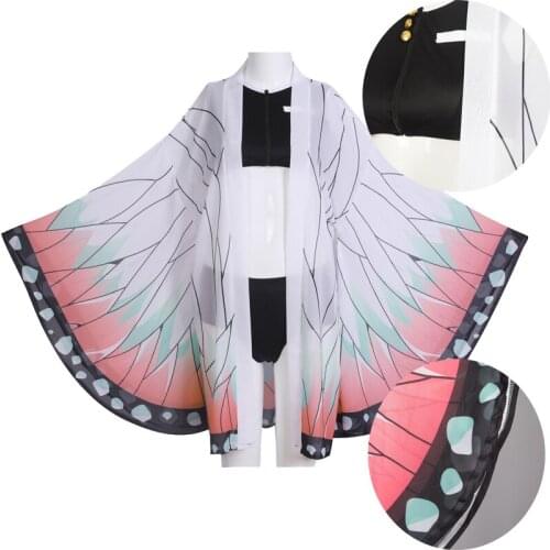 Demon Slayer Kochou Shinobu Swimsuit Anime Kimetsu no Yaiba Cosplay Costume Swimwear Kimono Beach Bathing Suit Summer