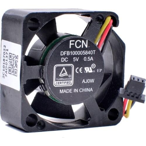FCN DFB100005840T 2.5cm 2510 25mm 25x25x10mm DC5V 0.5A miniature large air volume cooling fan