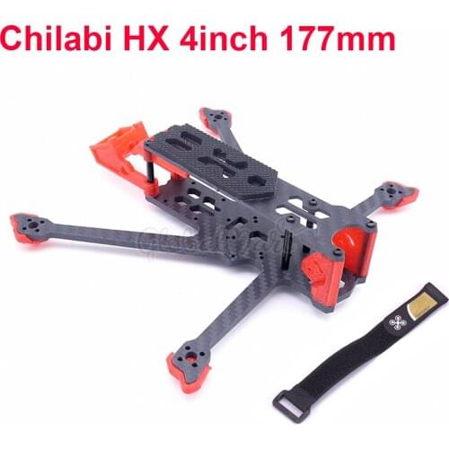 Chilabi X 178mm Chilabi HX 177mm 4inch Carbon Fiber Frame Kit Compatible with 4 inch Propeller for FPV RC Drone 3D Printed Part