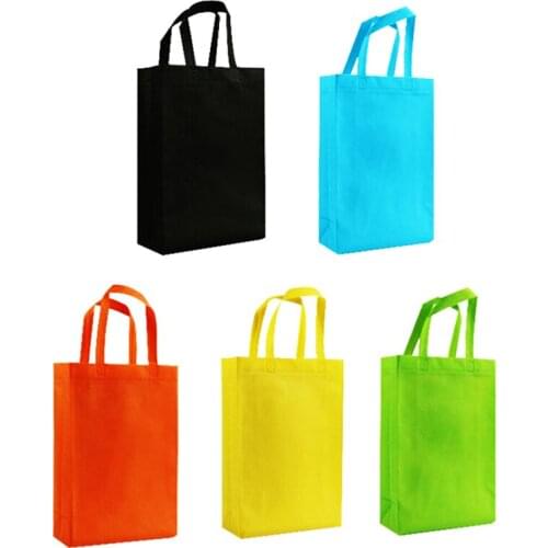 Non Woven Tote Bags For Shopping & Groceries Durable Blank Reusable Grocery Shopping Bag Party Favor Gift Bags With Handles