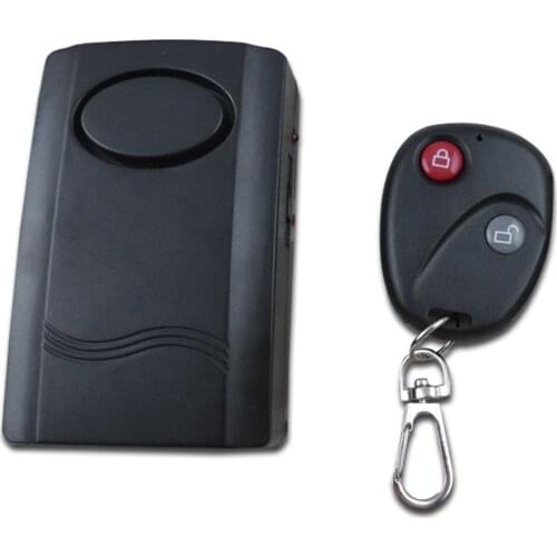 New 2018 CATUO Top Quality 1PC Security Wireless Remote Control Vibration Motorcycle Car Detector Burglar Alarm Drop Shipping
