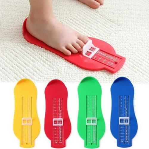 Peuter Speelgoed Foot Shoe Size Measure Gauge Tool Device Measuring Ruler Educational Learning Toddler Stacking Toys Brinquedos