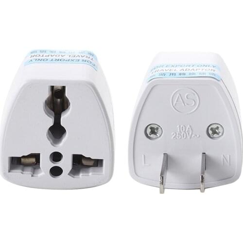 US to EU Plug Conversion Travel adapter Plug 0~250V 1000W Plug Converter Travel Adaptor Socket Plug Converter