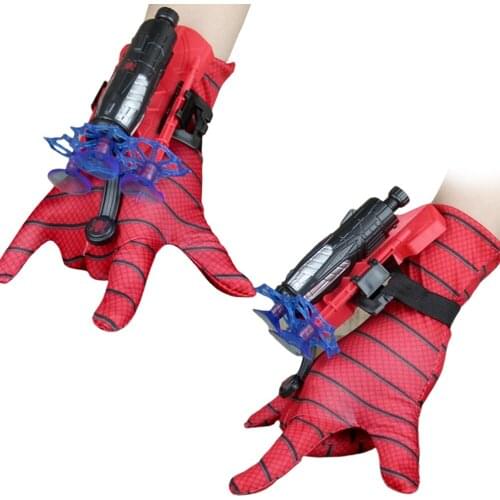 Plastic Cosplay Glove Hero Launcher Wrist Toy Set Funny Childrens Educational Toys For Childs and Kids
