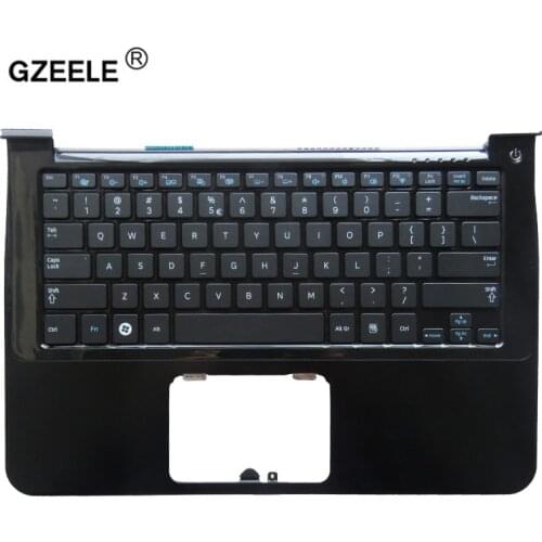 GZEELE new US laptop keyboard bezel palmrest for samsung NP900X3A 900X1B 900X1A 900X3A-A01 900X3A-B01 English Topcase upper case