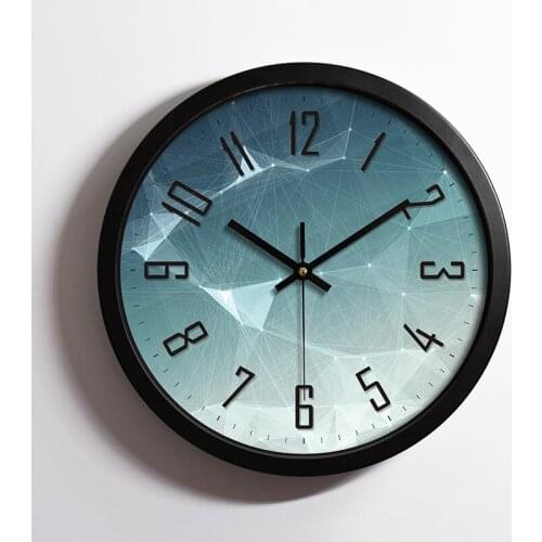 Simplicity Metal Stainless Steel Silent Wall Clocks Creative Fashion Living Room Aluminum Wall Clock Watches Home Decoration