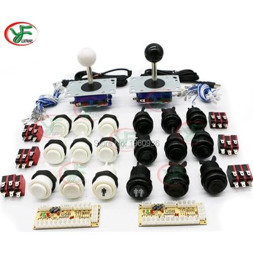 Jamma Cabinet DIY Kit Zero Delay USB Arcade controller PC Connection ZIPPY Style Joystick HAPP diy arcade game control board kit
