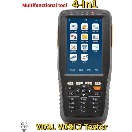 TM-600 VDSL VDSL2 Tester ADSL ADSL2 Tester 4-in1 for xDSL Line ADSL/ADSL2/ADSL2+/VDSL2 /READSL Multifunctional tool