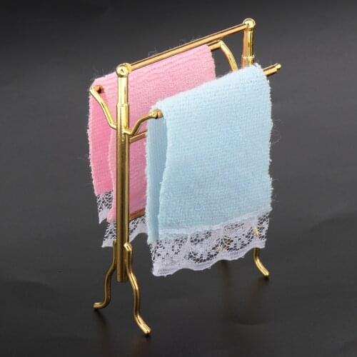 Dollhouse Towel Rack Dollhouse Furniture Towel Rail Dollhouse Accessories