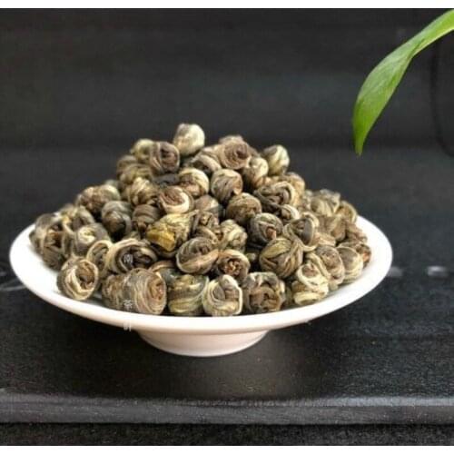250g tea Natural Organic Fresh Chinese Top Jasmine Green Tea Jasmine Dragon Pearl Fragrance Flower Slimming Tea Kung Fu