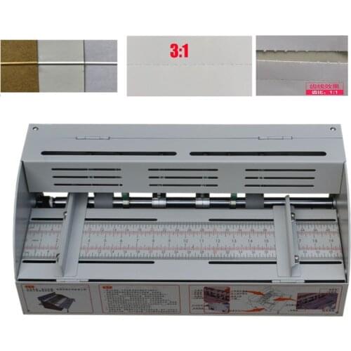 460MM Electric Paper Creasing Machine Book Cover Creasing Cutting and Creasing Creaser Electric paper creasing machine