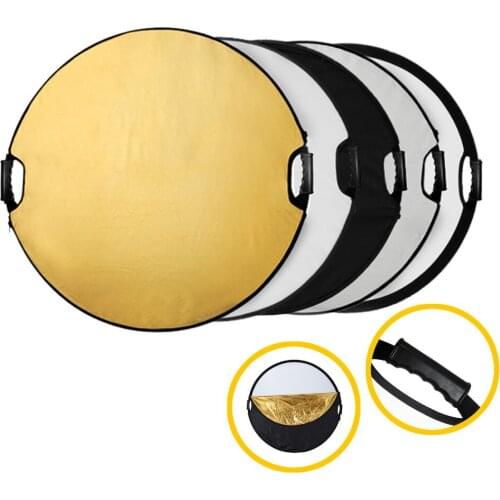 Meking 80cm 5in1 Light Mulit Collapsible Portable Reflector Foldable With Carrying Bag For Studio Photography Photo