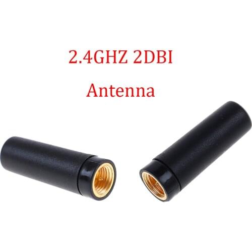 50Pcs/Lot Mini 2.4GHZ 2DBI WiFi Antenna Connectors Short Rubber Aerial 2.75cm SMA Male Plug Straight Pin WIFI Router Connectors